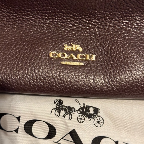 COACH F40862 Drew Satchel Handbag (Oxblood) - NWOT - Picture 10 of 11